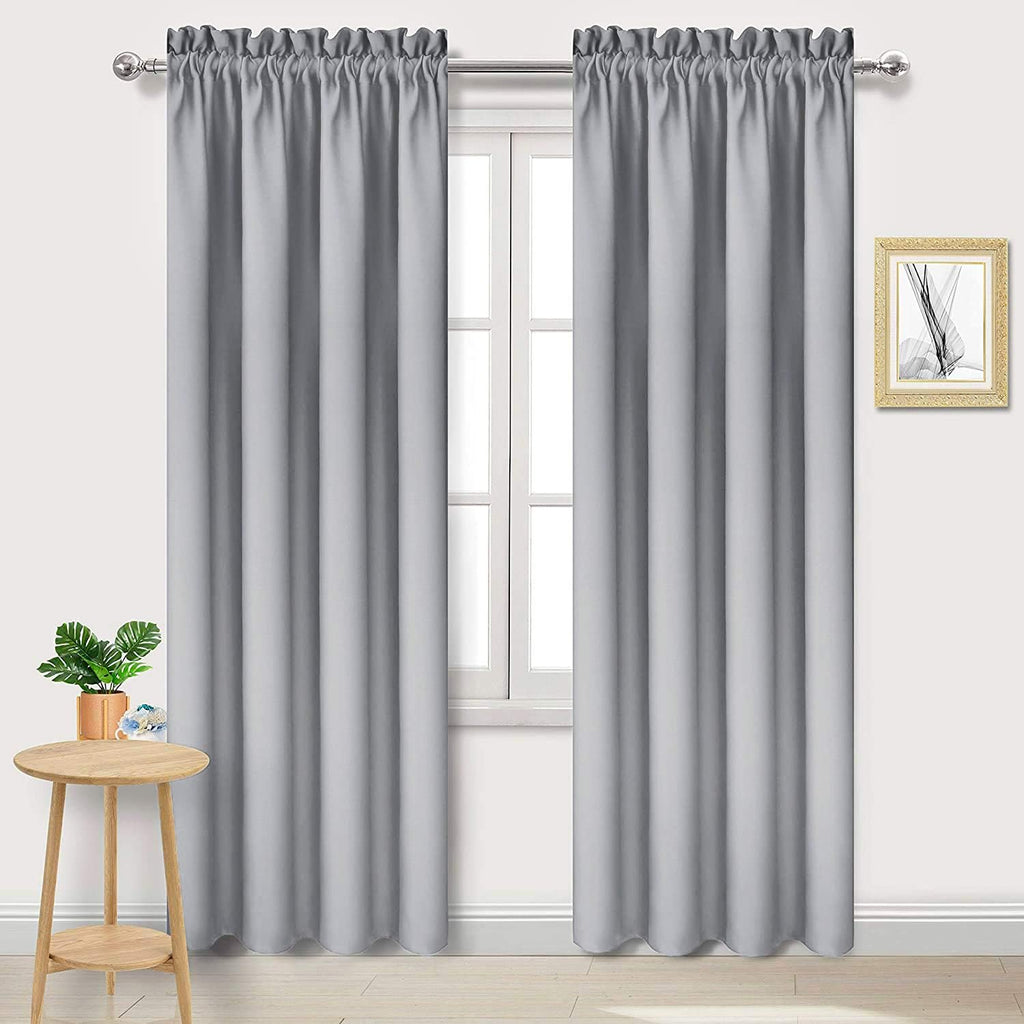 DWCN Blackout Curtains Room Darkening Thermal Insulated Bedroom Curtains Window Curtain Panels, 42