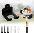 Garage Organizer Trimmer Rack, Wall Mounted Tool Hanger for Grass Trimmer, Hedge Trimmer, Weed