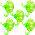 Antimbee Clear Suction Cup Hanger, 5 Pack Removable Small Suction Cups for Shower, Bathroom, Glass
