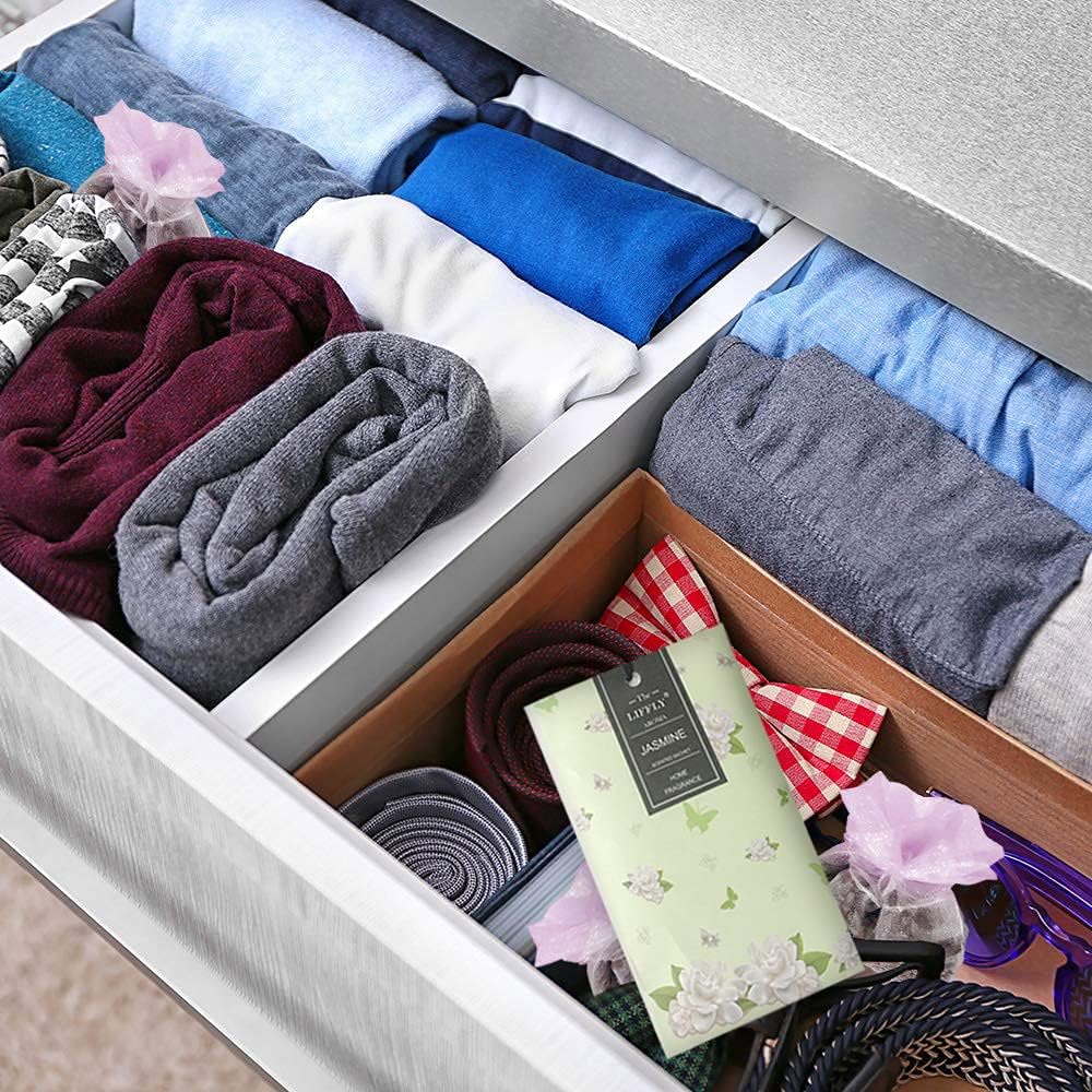 14 Packs Jasmine Scented Sachets for Drawers and Closets