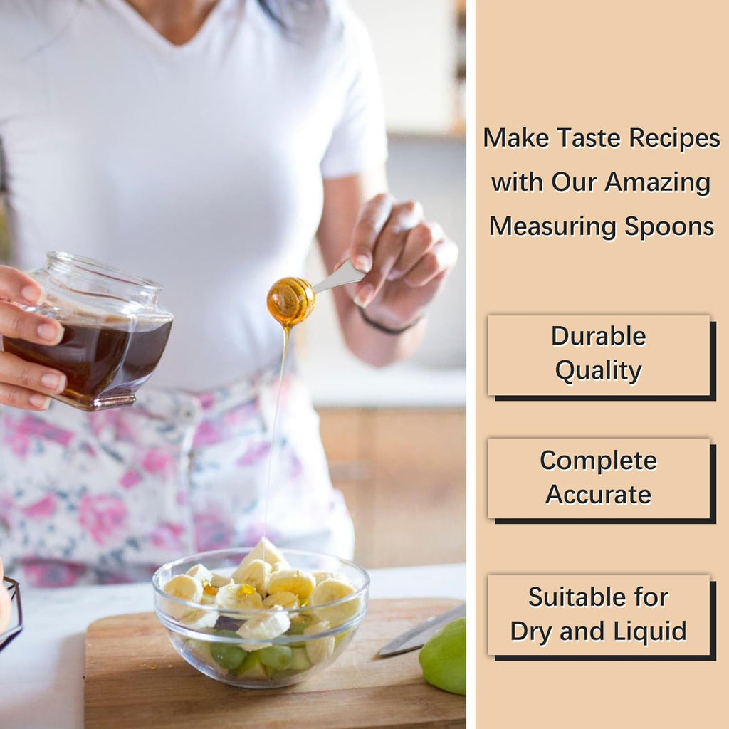 2PCS 1/2tsp(1/6tbsp, 2.5 ml) Single Measuring Spoon, Stainless Steel Individual Teaspoon, Metal