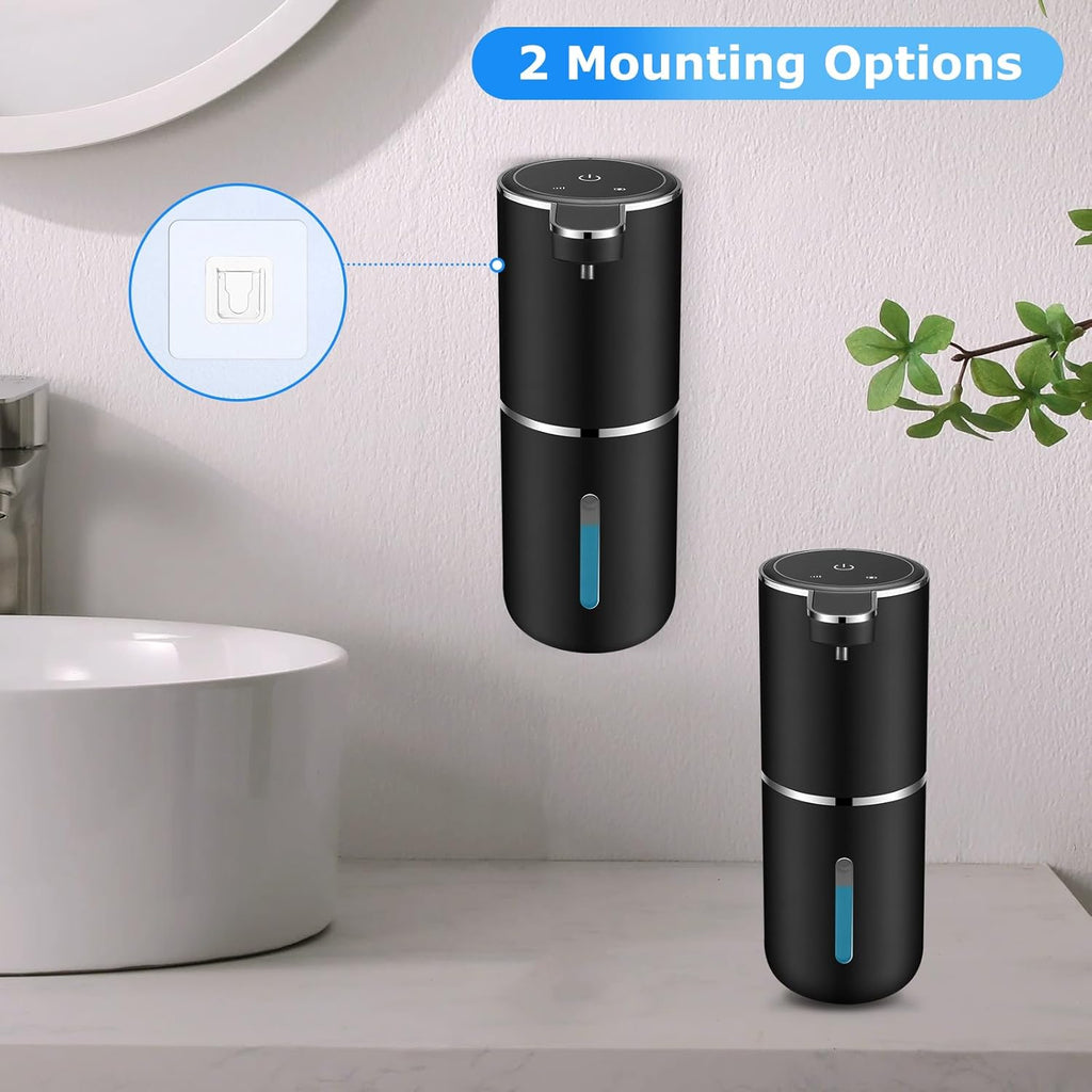 2 Pack Automatic Soap Dispenser,Automatic Liquid Soap Dispenser Touchless,12.8oz/380ml USB