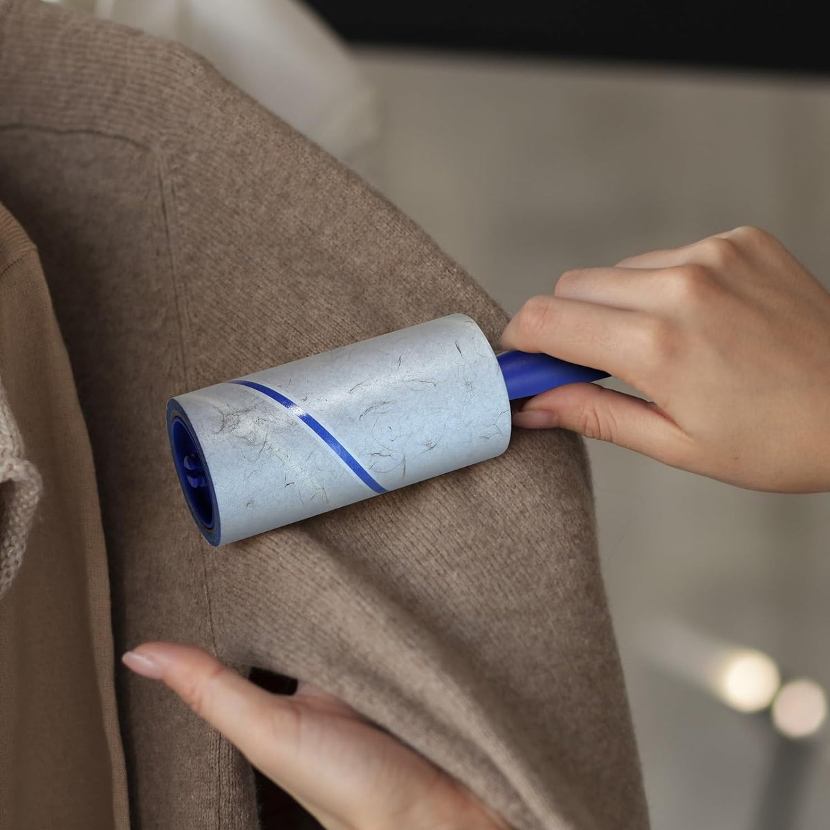 Lint Rollers for Pet Hair Extra Sticky, 1320 Sheets (12 Refills Mega Value Set), Portable Pet Lint