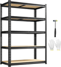 1980LBS Storage Shelves, 5-Tier Adjustable Pantry Shelves, Metal Shelving Unit for Kitchen, Pantry