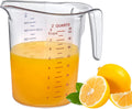 Amazing Abby - Melissa - 64-Ounce Plastic Measuring Pitcher (1-Pack), 8-Cup (2-Quart) Food-Grade