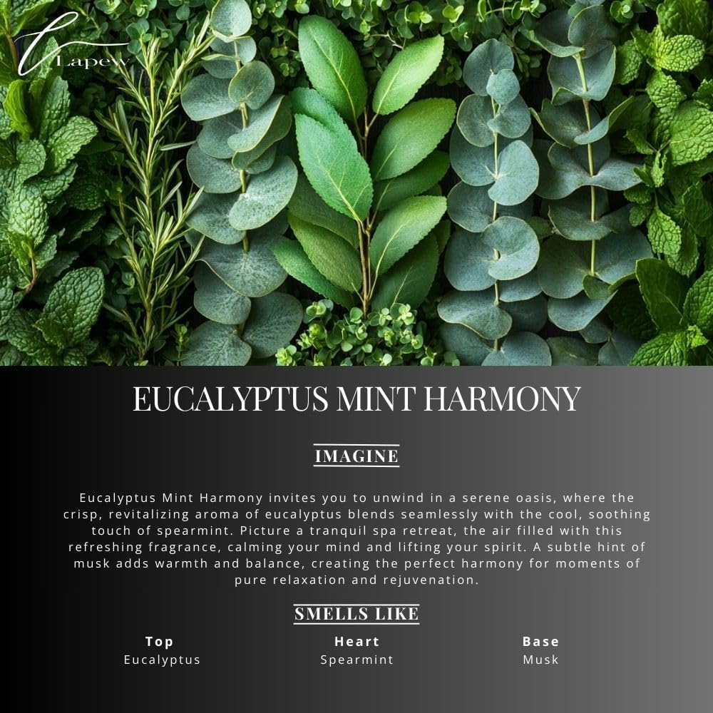Eucalyptus Mint Harmony Carpet Freshener Powder Refill 36 oz | Powerful Odor Eliminator for Home |