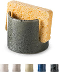 Kitchen Sponge Holder, Ceramic Dish Sponge Holder Scrubby Daddy Farmhouse Dish Rack Brush Holder