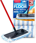 Microfiber Mop Refills 15x8 Inches, 3-Pack (Mop is Not Included)