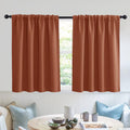 RYB HOME Bedroom Curtains Short - Blackout Privacy Energy Saving Curtains for RV Bunk Camper