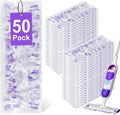 50 Count Disposable Power Mop Pads for Swiffer PowerMop, Unscented Power Mop Refills for