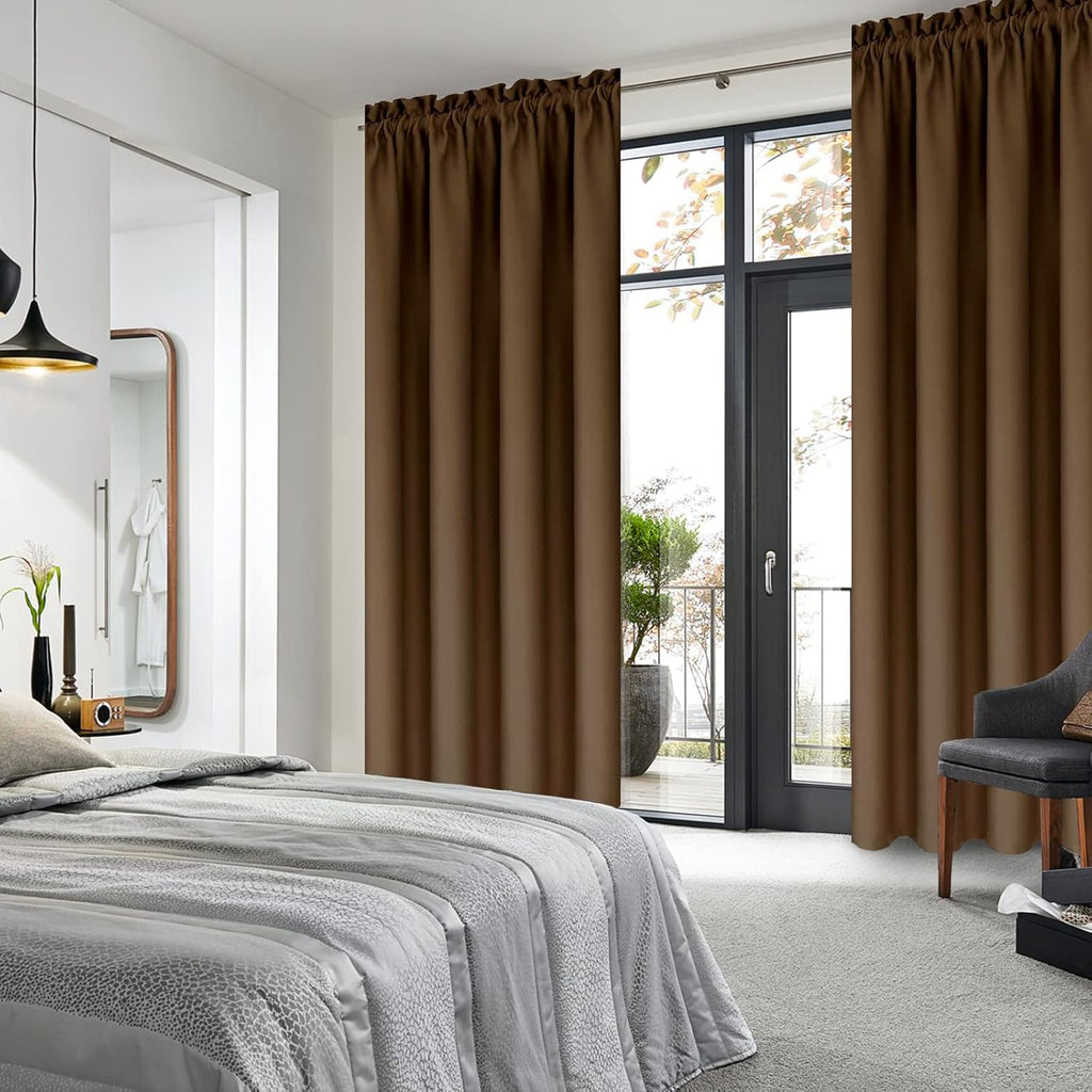 DWCN Blackout Curtains for Bedroom – Thermal Insulated Room Darkening Drapes for Living Room