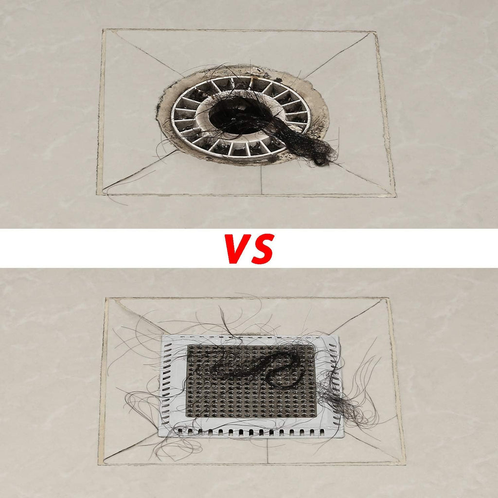 Hair Catcher/Drain Strainer/Shower Drain Cover for Bathroom Floor Drain, Stainless Steel and