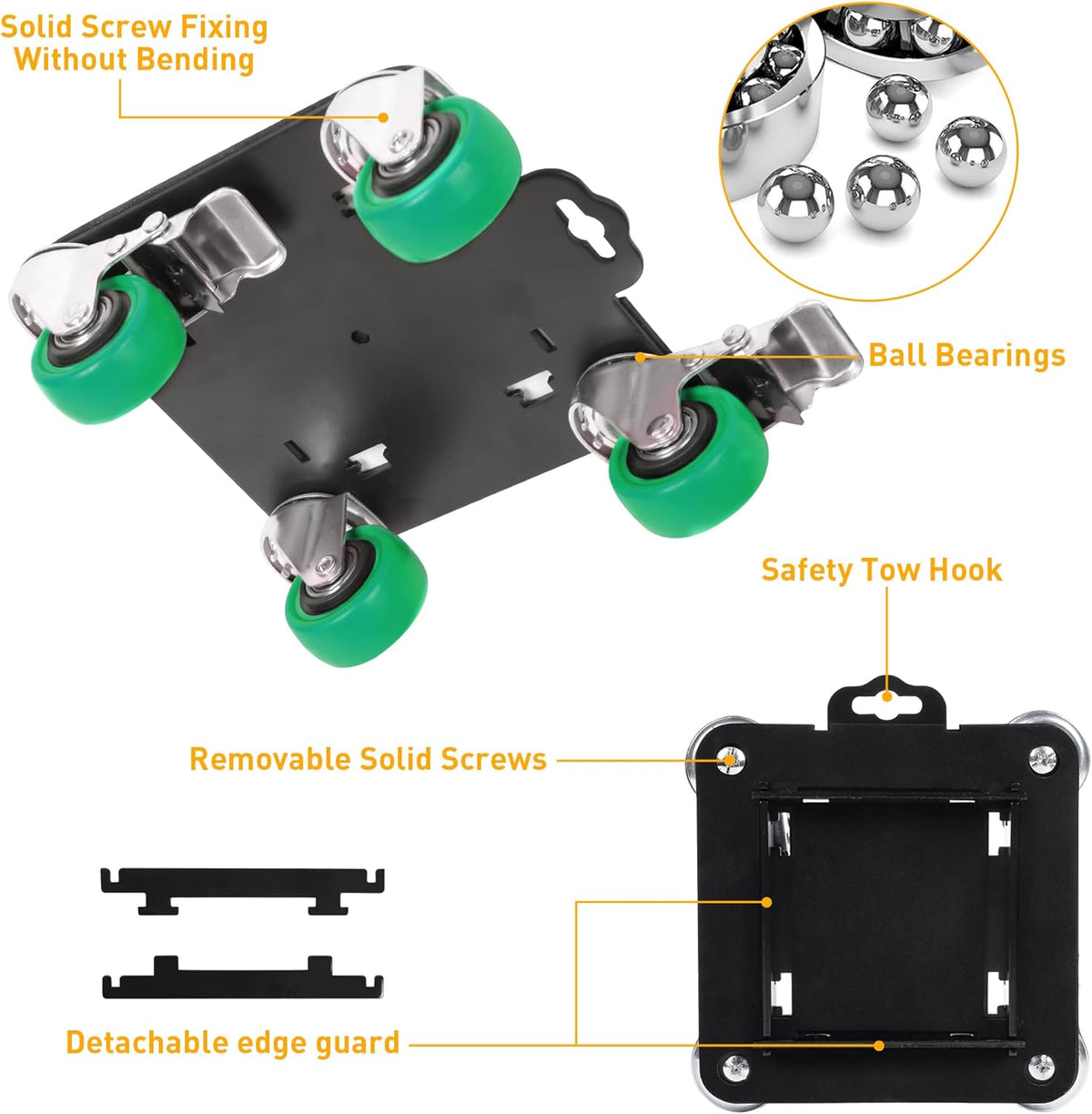 Furniture Movers with 4 Wheels,Heavy Duty Furniture Lift Mover Tool Set with 2000 lbs Load