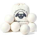 Budieggs Wool Dryer Balls XL 6-Pack, 100% New Zealand Wool Handmade