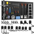 DoCred Slatwall Paneling Organizer, 4x7.5 FT PVC Garage Slat Wall Storage Systems, Heavy Duty