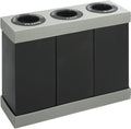 Safco Trash Can Recycle Bin Combo, 28 Gallon Each (3 Bin), At Your Disposal Recycling Center