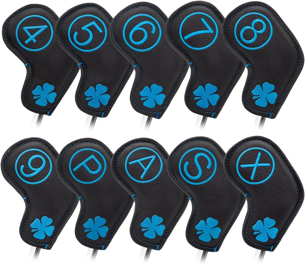 Barudan Golf Iron Club Head Covers Headcovers fits for Taylormade, Mizuno, Callaway, Etc.