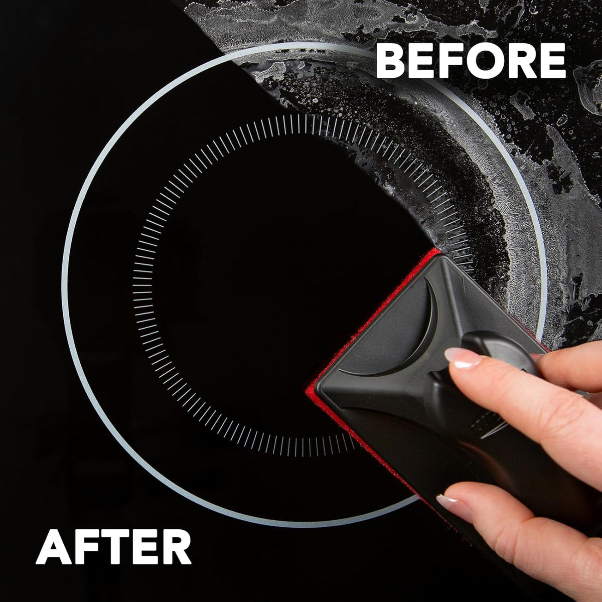Weiman Cooktop and Stove Top Cleaner Kit - Glass Cook Top Cleaner and Polish 10 oz. Scrubbing Pad