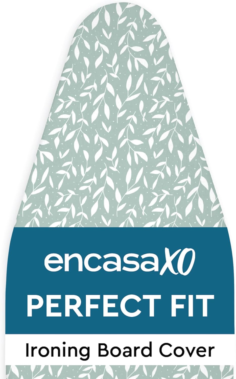 Encasa XO Ironing Board Cover and Pad 49"x18" - Thick 3mm Felt Padding, Drawstring Tightening &
