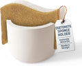 MOPHONICHOME Sponge Holder, Stone Sponge Holder for Kitchen Sink - Diatomite Kitchen Sink Caddy