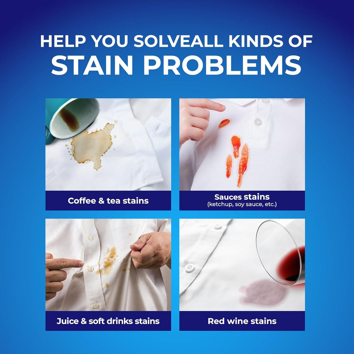 Stain Removal Pen (3 Pack) - 27ml (0.91 fl.oz) Each, Instant Fabric Stain Remover for Clothes