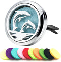 30mm Car Essential Oil Diffuser Vent Clip Air Freshener Vent Clips Aromatherapy with 10 Felt Pads