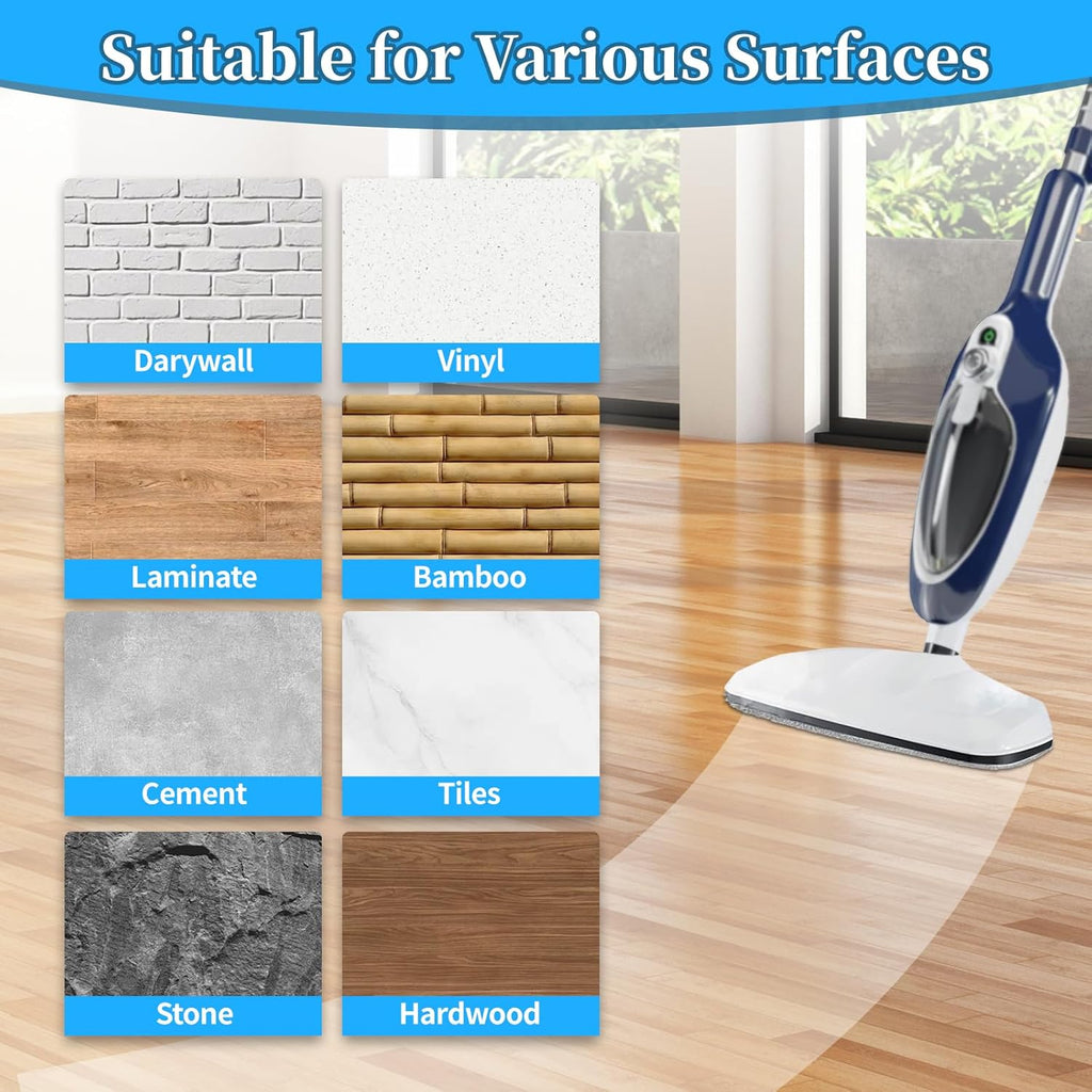 5 Pack Steam Mop Replacement Pads,Steam Mop Pads Compatible with GorFanty Steam Mop GF-6610B &