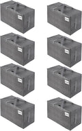 VENO 8 Pack Moving and Storage Bags, Heavy Duty, Alternative to Moving Boxes, Large Packing Totes