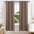 PONY DANCE Blackout Curtains for Bedroom 72 Inch Length 2 Panels Set, Privacy Thermal Insulated