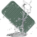 ZLR Silicone Dish Drying Mat for Kitchen Counter, Eco-Friendly Fast Dry Dish Mat, Easy Clean Multi