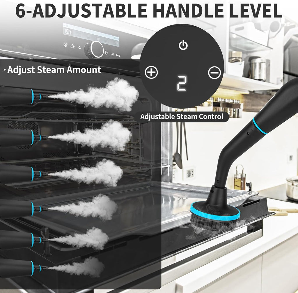 2500W Portable Handheld Steam Cleaner, High Temperature Pressurized Steam Cleaning Large Capacity