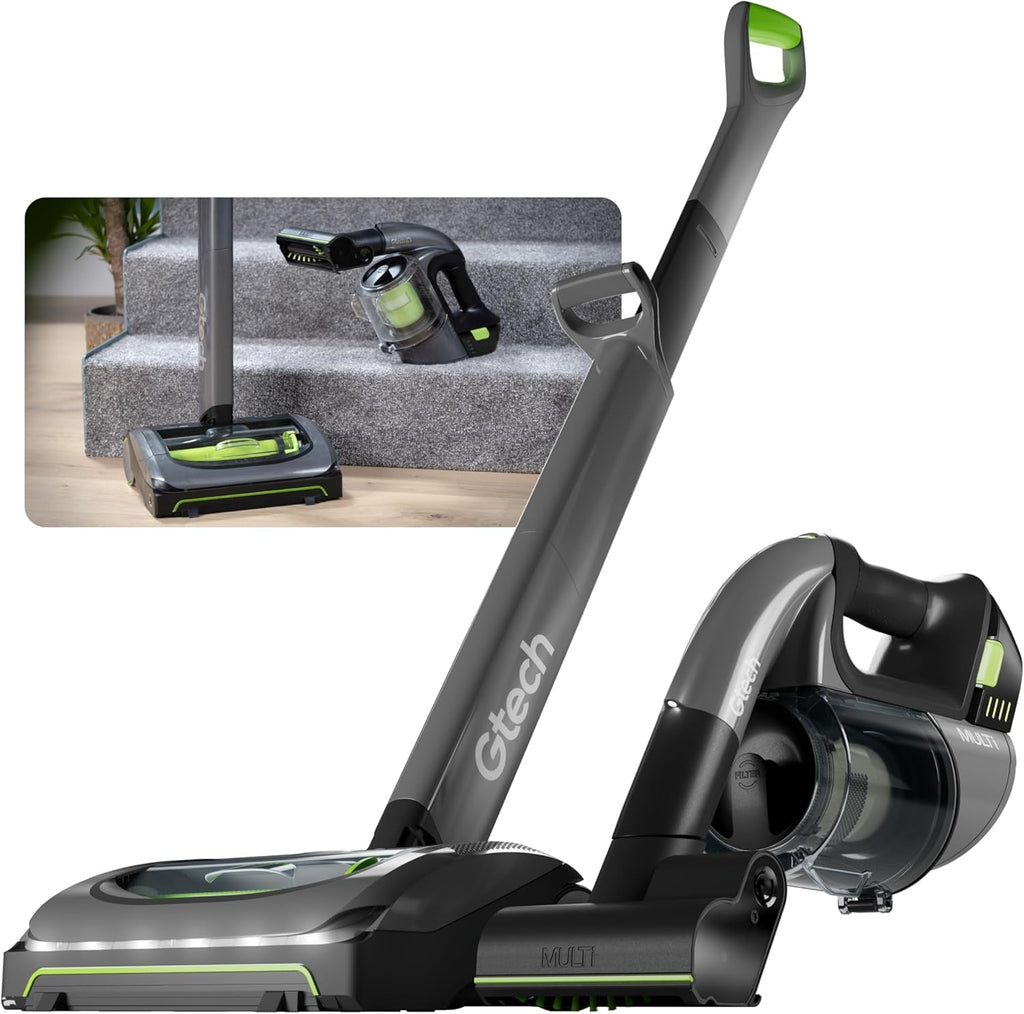 Gtech AirRam MK2 and Multi MK2 Cordless Vacuum Cleaner Bundle - Includes The AirRam 2 Upright and
