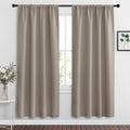 RYB HOME Room Darkening Curtains for Bedroom, Thick Durable Privacy Window Shades, Rod Pocket