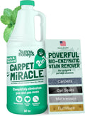 Sunny & Honey Carpet Shampoo & Cleaning Solution - 32 Fl Oz Spring Mint Scent - Pet Carpet Cleaner
