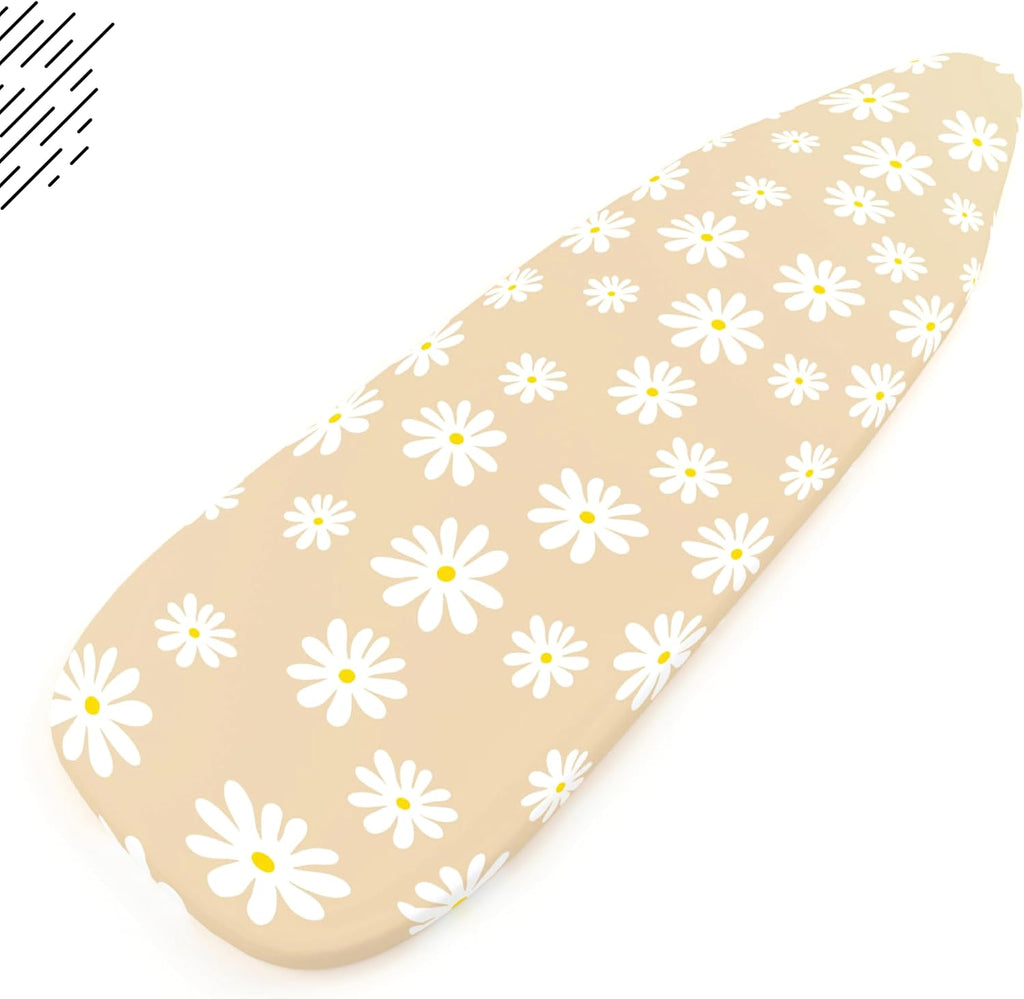 Encasa XO Ironing Board Cover and Pad 42"x14" - Thick 3mm Felt Padding, Drawstring Tightening &