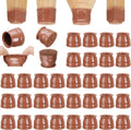 CHUNZEXI 32 Pack Chair Leg Floor Protectors for Hardwood Floors, Silicone Felt Covers Pads Caps