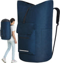 Laundry Backpack Heavy Duty, 115L Extra Large Laundry Bag with Straps, Dorm Room Essential for