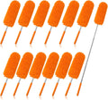 Tanlade 12 Pcs Microfiber Feather Duster for Cleaning 13-31 Inch Extendable Cobweb Dusters Ceiling