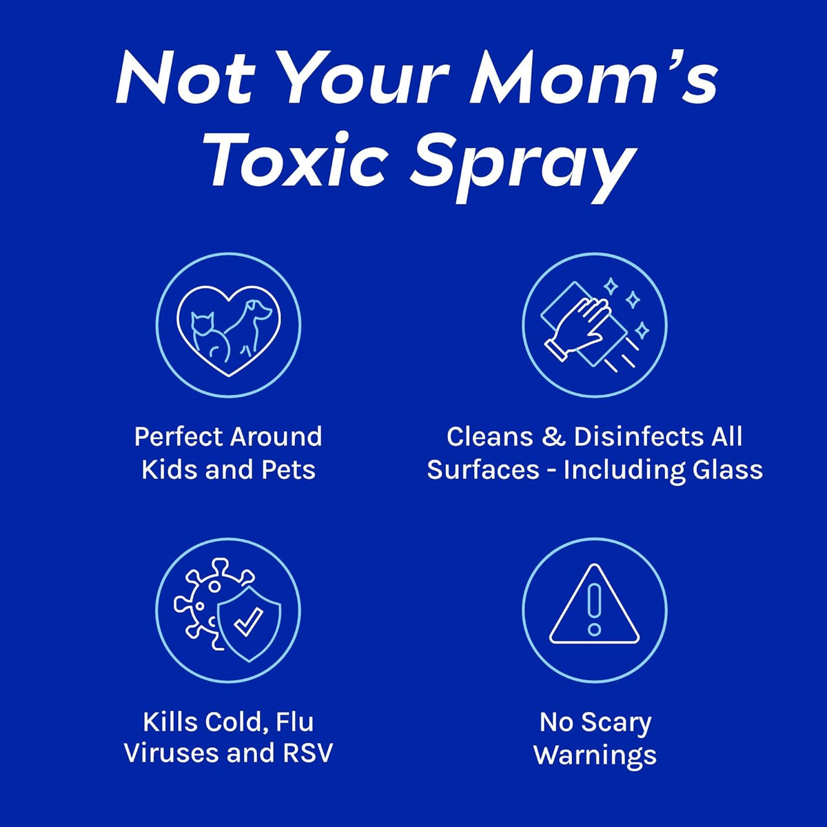CleanBoss Botanical Disinfectant - Multi-Surface Cleaner - 128 oz - Kills 99.9% of Germs + Cold &