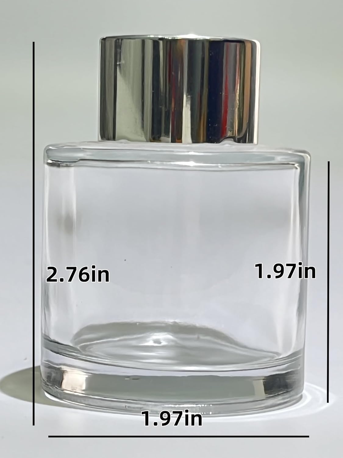 5 Pcs Reed Diffuser Bottle，50ml（1.7oz） Suitable for Household use，Reed Diffuser Base for Permanent