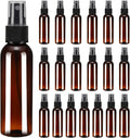 uxcell 20 Pack Spray Bottles, 2Oz/60ML Reusable Clear Empty Mist Plastic Mini Travel Bottle