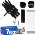 Bluesea 7 Pieces 40 Feet Dryer Vent Cleaner Kit, Reinforced Nylon Dryer Vent Cleaning Kit, Durable