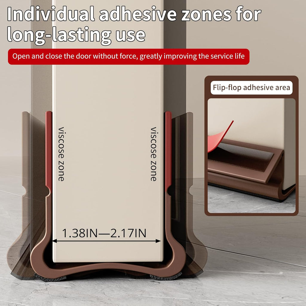 New Upgrade 36.6 inch Under Door Draft Stopper Free Cutting Length， for Bottom of Door，Under Door