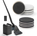 Furniture Lifter Tool + 8-Pack of 3.5" Sliders, Save 80% Effort, Safely and Easily, The Lift and