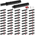 Lounsweer 50 Pack Magnetic Push Latches for Cabinet Door 2.87 Inches Short Push to Open Cabinet