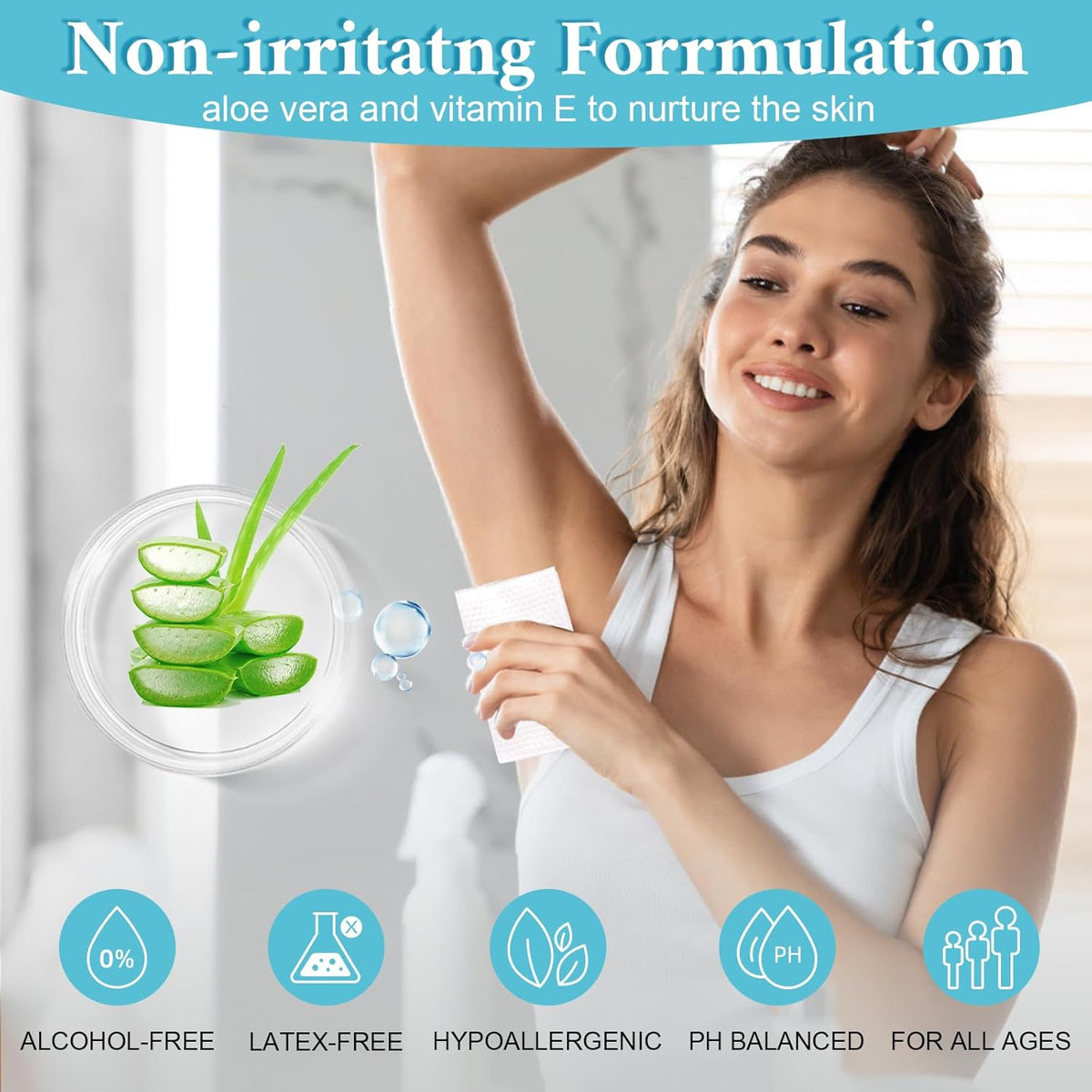 300 Pcs Ultra Thick Soft Large Body Wipes Individually Wrapped(7.87" x 9.45"),Shower Wipes for