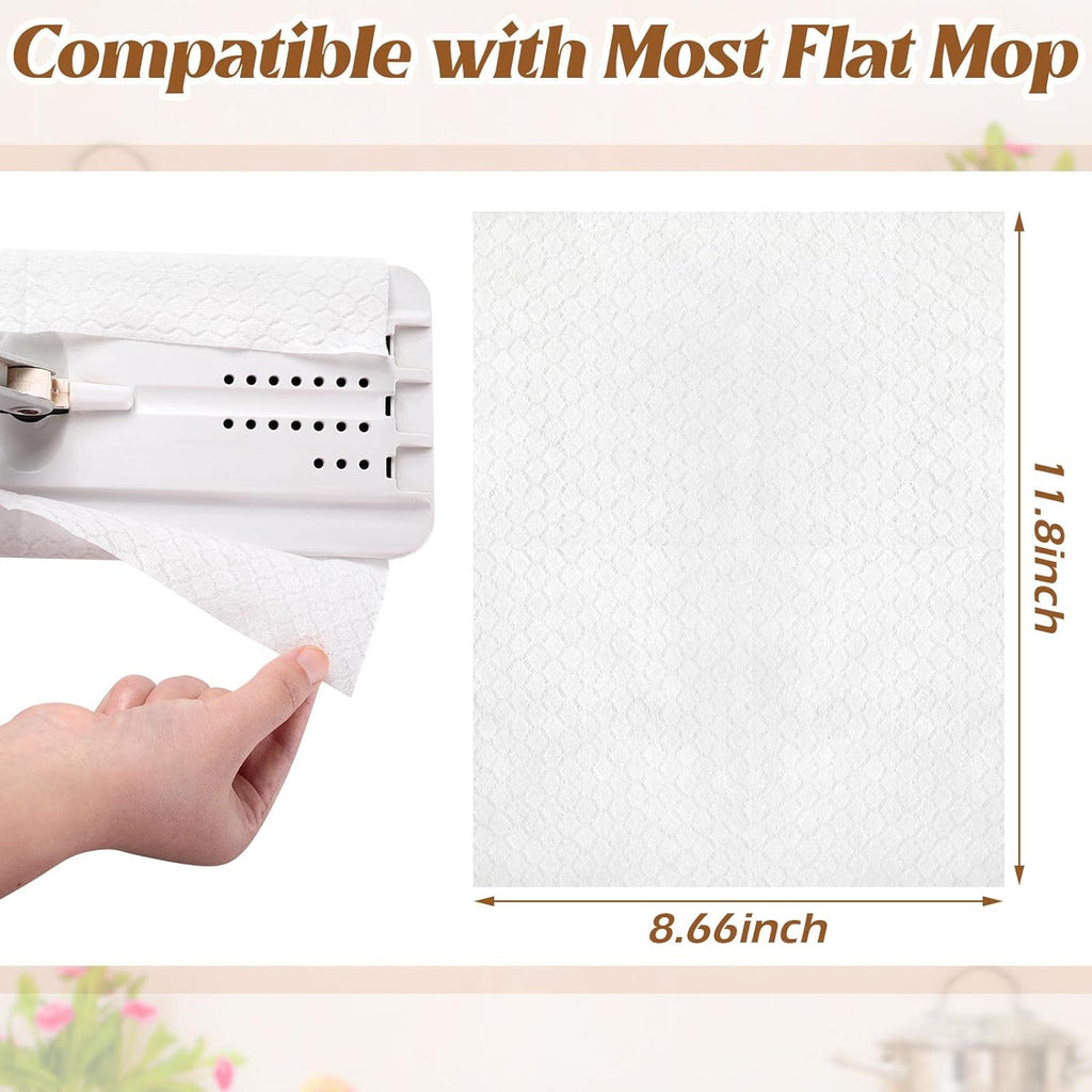 Hoolerry 900 Count Dry Sweeping Cloths Dry Mop Refills Sweeper Dusting Cloths Disposable Duster