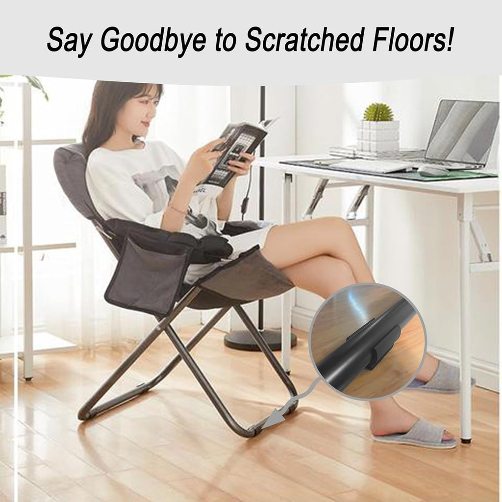 Rectangle U Shaped Chair Leg Tips Caps with Felt Pads,Furniture Feet Protector Slide Smoothly