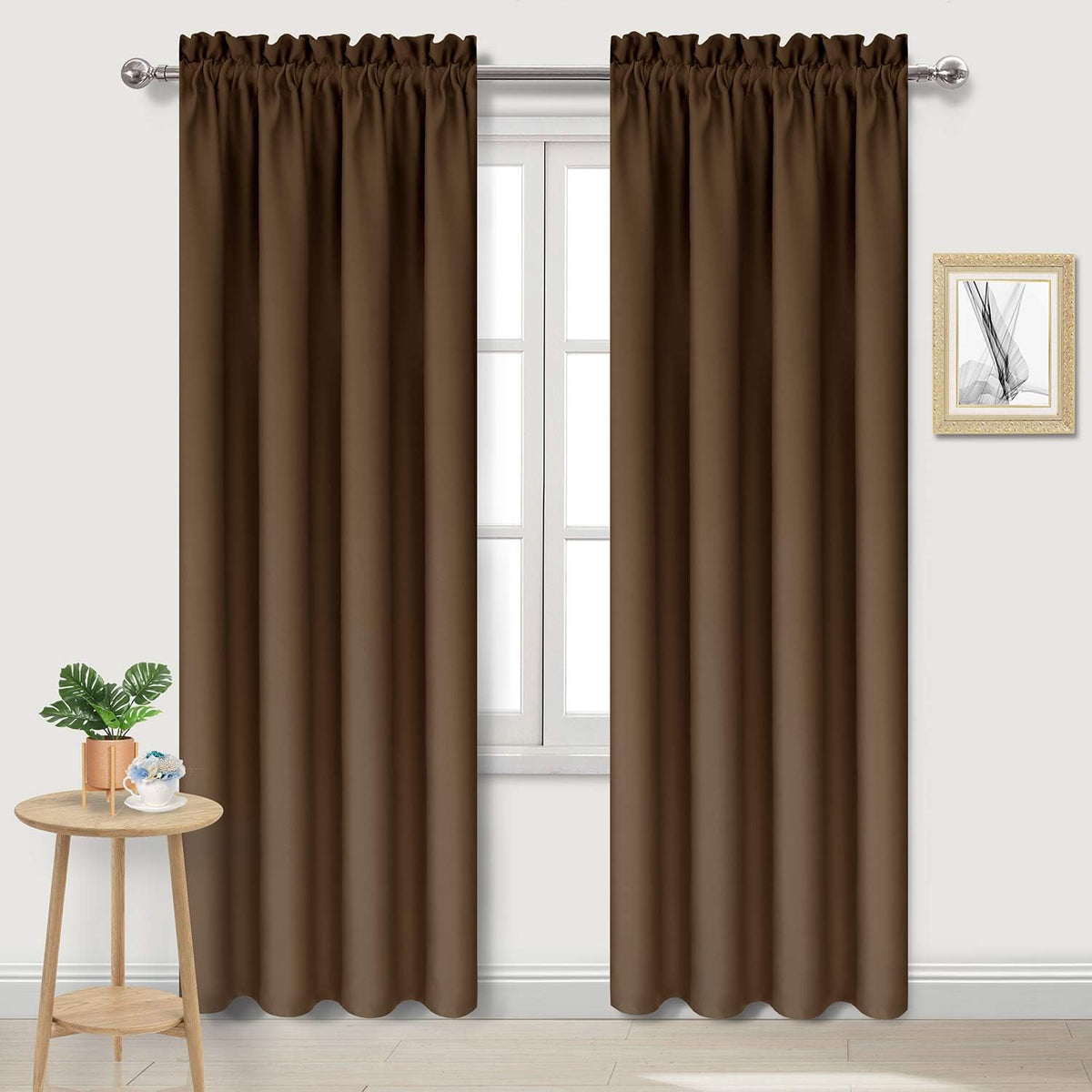 DWCN Blackout Curtains for Bedroom – Thermal Insulated Room Darkening Drapes for Living Room