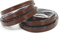 InstaTrim The Original Flexible Trim - 2-Pack of 10ft Dark Brown 1/2" Wide Caulk Tape - Adhesive